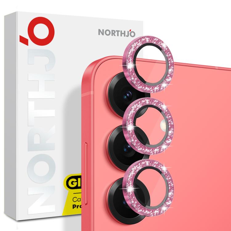 NORTHJO 1 Set Camera Lens Protector Glitter Metal Ring Film, For Samsung Galaxy S26+ 5G, For Samsung Galaxy S26 Ultra 5G, For Samsung Galaxy S26 5G, For Samsung Galaxy S25 Edge 5G, For Samsung Galaxy A26 5G, For Samsung Galaxy S25 5G                   ...