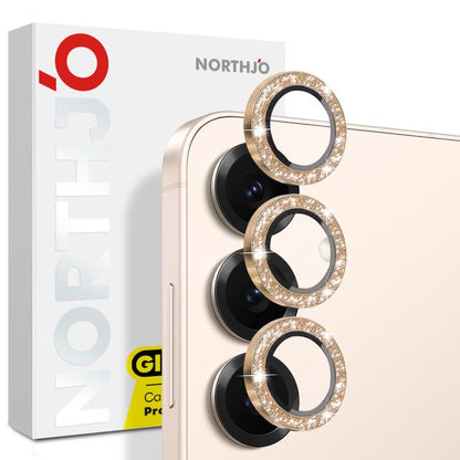 NORTHJO 1 Set Camera Lens Protector Glitter Metal Ring Film, For Samsung Galaxy S26+ 5G, For Samsung Galaxy S26 Ultra 5G, For Samsung Galaxy S26 5G, For Samsung Galaxy S25 Edge 5G, For Samsung Galaxy A26 5G, For Samsung Galaxy S25 5G                   ...