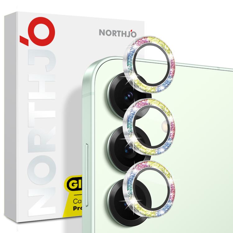 NORTHJO 1 Set Camera Lens Protector Glitter Metal Ring Film, For Samsung Galaxy S26+ 5G, For Samsung Galaxy S26 Ultra 5G, For Samsung Galaxy S26 5G, For Samsung Galaxy S25 Edge 5G, For Samsung Galaxy A26 5G, For Samsung Galaxy S25 5G                   ...