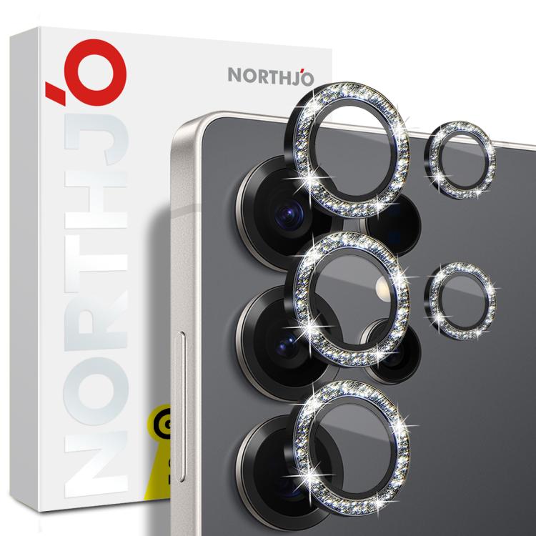 NORTHJO 1 Set Camera Lens Protector Glitter Metal Ring Film, For Samsung Galaxy S26+ 5G, For Samsung Galaxy S26 Ultra 5G, For Samsung Galaxy S26 5G, For Samsung Galaxy S25 Edge 5G, For Samsung Galaxy A26 5G, For Samsung Galaxy S25 5G                   ...