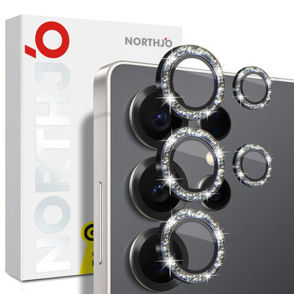 NORTHJO 1 Set Camera Lens Protector Glitter Metal Ring Film, For Samsung Galaxy S26+ 5G, For Samsung Galaxy S26 Ultra 5G, For Samsung Galaxy S26 5G, For Samsung Galaxy S25 Edge 5G, For Samsung Galaxy A26 5G, For Samsung Galaxy S25 5G                   ...