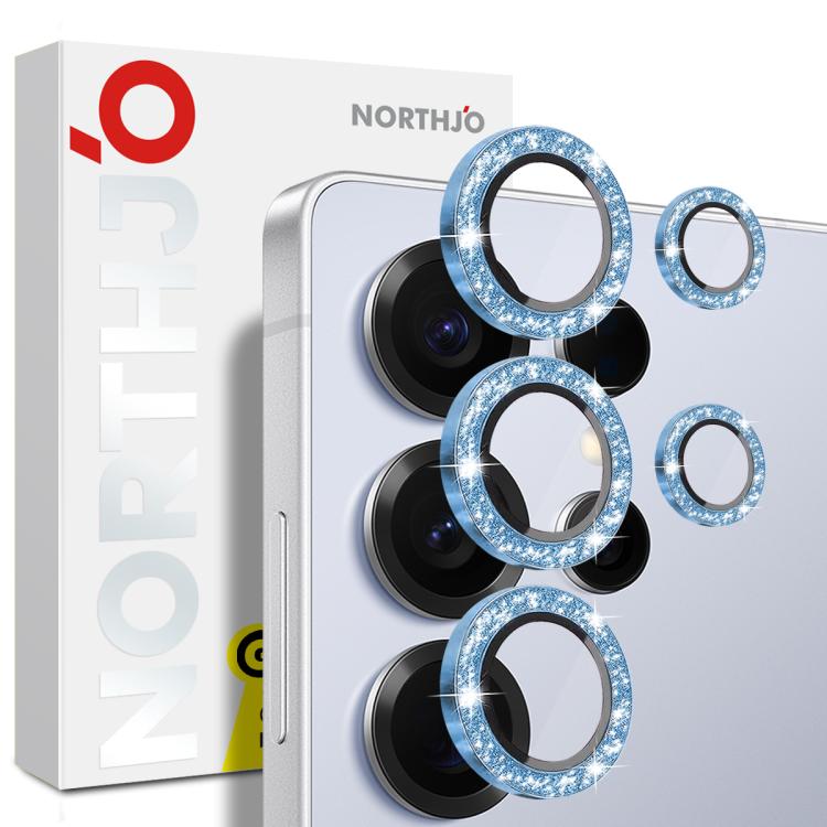 NORTHJO 1 Set Camera Lens Protector Glitter Metal Ring Film, For Samsung Galaxy S26+ 5G, For Samsung Galaxy S26 Ultra 5G, For Samsung Galaxy S26 5G, For Samsung Galaxy S25 Edge 5G, For Samsung Galaxy A26 5G, For Samsung Galaxy S25 5G                   ...