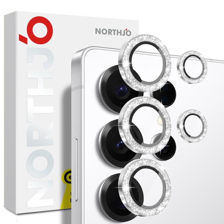 NORTHJO 1 Set Camera Lens Protector Glitter Metal Ring Film, For Samsung Galaxy S26+ 5G, For Samsung Galaxy S26 Ultra 5G, For Samsung Galaxy S26 5G, For Samsung Galaxy S25 Edge 5G, For Samsung Galaxy A26 5G, For Samsung Galaxy S25 5G                   ...