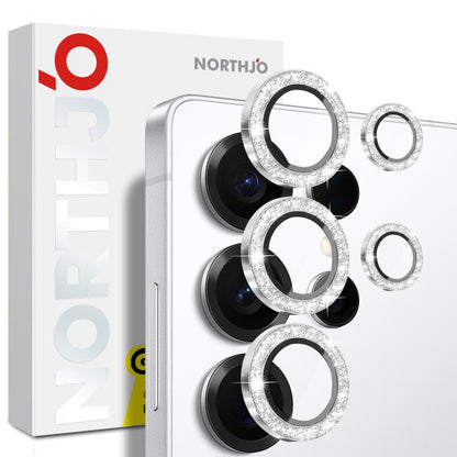 NORTHJO 1 Set Camera Lens Protector Glitter Metal Ring Film, For Samsung Galaxy S26+ 5G, For Samsung Galaxy S26 Ultra 5G, For Samsung Galaxy S26 5G, For Samsung Galaxy S25 Edge 5G, For Samsung Galaxy A26 5G, For Samsung Galaxy S25 5G                   ...