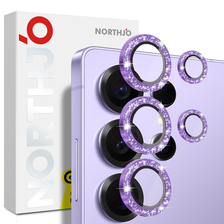NORTHJO 1 Set Camera Lens Protector Glitter Metal Ring Film, For Samsung Galaxy S26+ 5G, For Samsung Galaxy S26 Ultra 5G, For Samsung Galaxy S26 5G, For Samsung Galaxy S25 Edge 5G, For Samsung Galaxy A26 5G, For Samsung Galaxy S25 5G                   ...