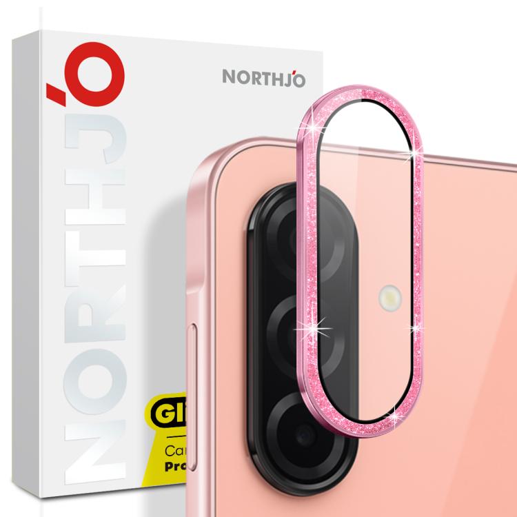 NORTHJO 1 Set Camera Lens Protector Glitter Metal Ring Film, For Samsung Galaxy S26+ 5G, For Samsung Galaxy S26 Ultra 5G, For Samsung Galaxy S26 5G, For Samsung Galaxy S25 Edge 5G, For Samsung Galaxy A26 5G, For Samsung Galaxy S25 5G                   ...