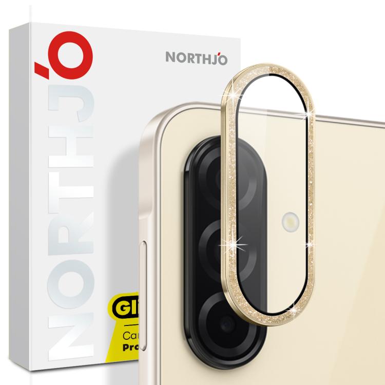 NORTHJO 1 Set Camera Lens Protector Glitter Metal Ring Film, For Samsung Galaxy S26+ 5G, For Samsung Galaxy S26 Ultra 5G, For Samsung Galaxy S26 5G, For Samsung Galaxy S25 Edge 5G, For Samsung Galaxy A26 5G, For Samsung Galaxy S25 5G                   ...