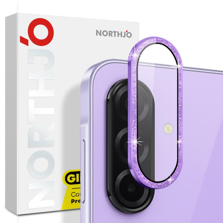 NORTHJO 1 Set Camera Lens Protector Glitter Metal Ring Film, For Samsung Galaxy S26+ 5G, For Samsung Galaxy S26 Ultra 5G, For Samsung Galaxy S26 5G, For Samsung Galaxy S25 Edge 5G, For Samsung Galaxy A26 5G, For Samsung Galaxy S25 5G                   ...