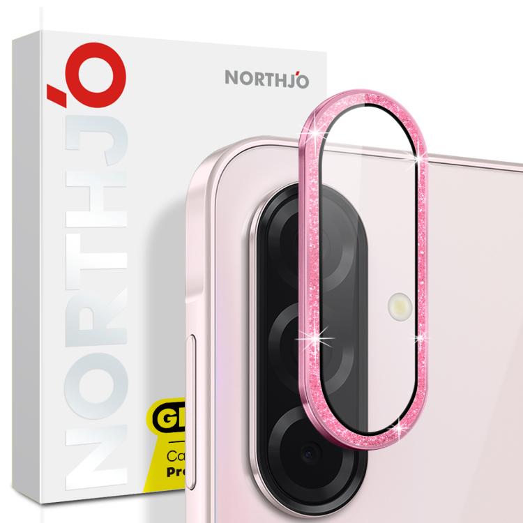 NORTHJO 1 Set Camera Lens Protector Glitter Metal Ring Film, For Samsung Galaxy S26+ 5G, For Samsung Galaxy S26 Ultra 5G, For Samsung Galaxy S26 5G, For Samsung Galaxy S25 Edge 5G, For Samsung Galaxy A26 5G, For Samsung Galaxy S25 5G                   ...