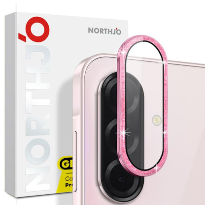 NORTHJO 1 Set Camera Lens Protector Glitter Metal Ring Film, For Samsung Galaxy S26+ 5G, For Samsung Galaxy S26 Ultra 5G, For Samsung Galaxy S26 5G, For Samsung Galaxy S25 Edge 5G, For Samsung Galaxy A26 5G, For Samsung Galaxy S25 5G                   ...