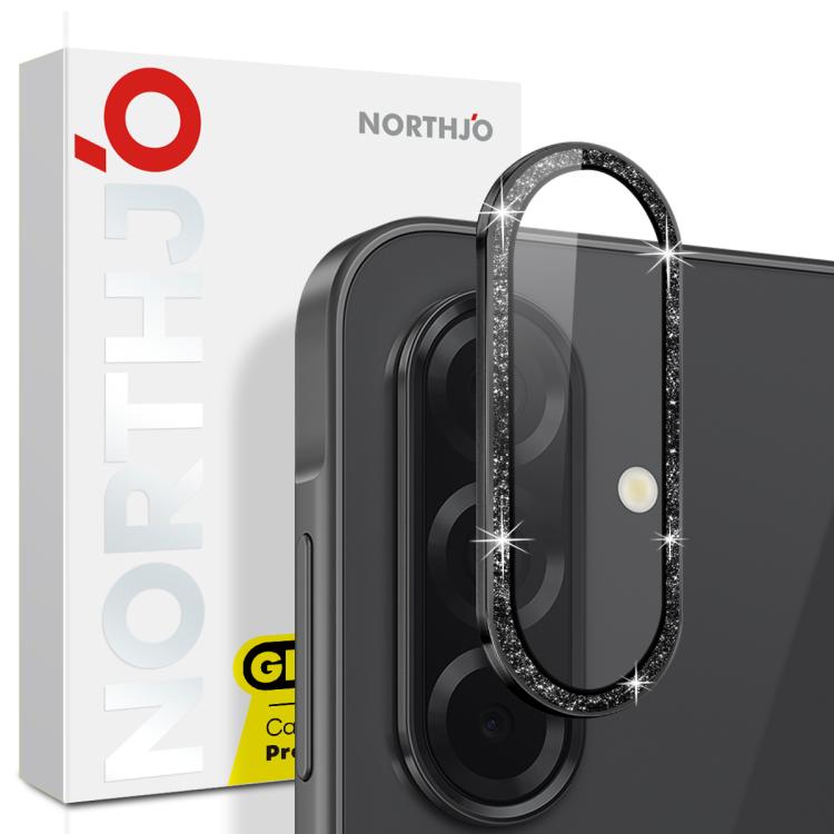 NORTHJO 1 Set Camera Lens Protector Glitter Metal Ring Film, For Samsung Galaxy S26+ 5G, For Samsung Galaxy S26 Ultra 5G, For Samsung Galaxy S26 5G, For Samsung Galaxy S25 Edge 5G, For Samsung Galaxy A26 5G, For Samsung Galaxy S25 5G                   ...