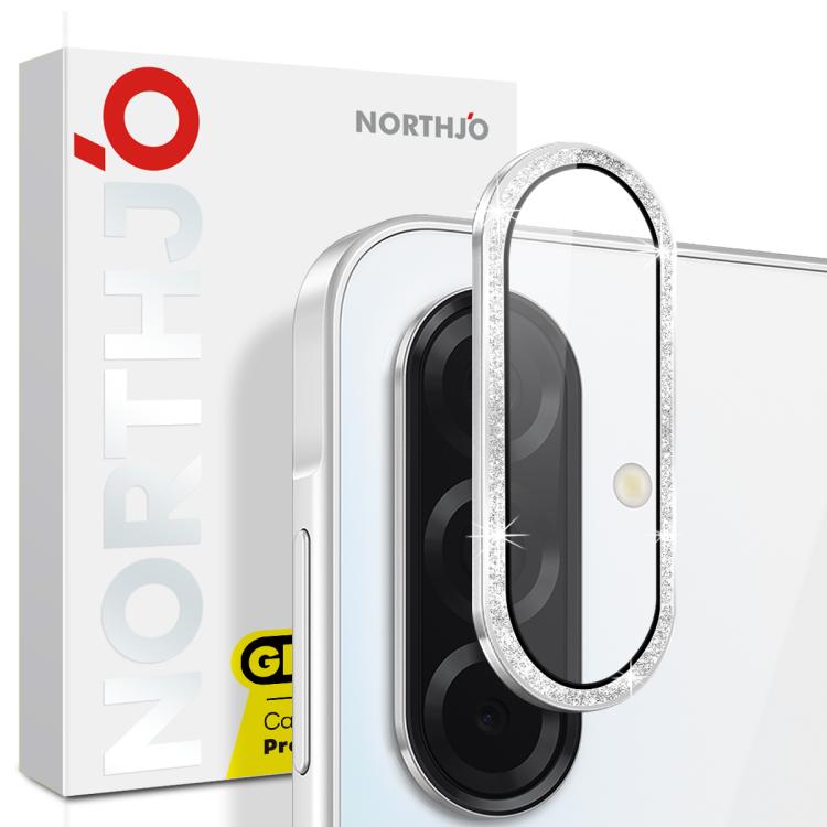 NORTHJO 1 Set Camera Lens Protector Glitter Metal Ring Film, For Samsung Galaxy S26+ 5G, For Samsung Galaxy S26 Ultra 5G, For Samsung Galaxy S26 5G, For Samsung Galaxy S25 Edge 5G, For Samsung Galaxy A26 5G, For Samsung Galaxy S25 5G                   ...