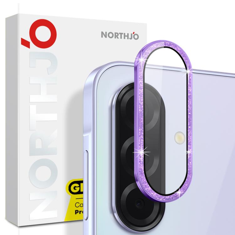NORTHJO 1 Set Camera Lens Protector Glitter Metal Ring Film, For Samsung Galaxy S26+ 5G, For Samsung Galaxy S26 Ultra 5G, For Samsung Galaxy S26 5G, For Samsung Galaxy S25 Edge 5G, For Samsung Galaxy A26 5G, For Samsung Galaxy S25 5G                   ...