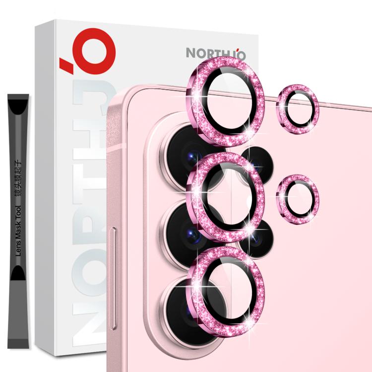 NORTHJO 1 Set Camera Lens Protector Glitter Metal Ring Film, For Samsung Galaxy S26+ 5G, For Samsung Galaxy S26 Ultra 5G, For Samsung Galaxy S26 5G, For Samsung Galaxy S25 Edge 5G, For Samsung Galaxy A26 5G, For Samsung Galaxy S25 5G                   ...