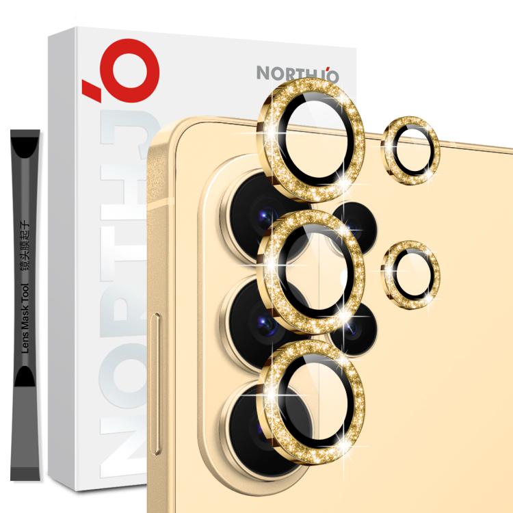 NORTHJO 1 Set Camera Lens Protector Glitter Metal Ring Film, For Samsung Galaxy S26+ 5G, For Samsung Galaxy S26 Ultra 5G, For Samsung Galaxy S26 5G, For Samsung Galaxy S25 Edge 5G, For Samsung Galaxy A26 5G, For Samsung Galaxy S25 5G                   ...