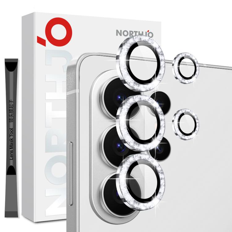 NORTHJO 1 Set Camera Lens Protector Glitter Metal Ring Film, For Samsung Galaxy S26+ 5G, For Samsung Galaxy S26 Ultra 5G, For Samsung Galaxy S26 5G, For Samsung Galaxy S25 Edge 5G, For Samsung Galaxy A26 5G, For Samsung Galaxy S25 5G                   ...