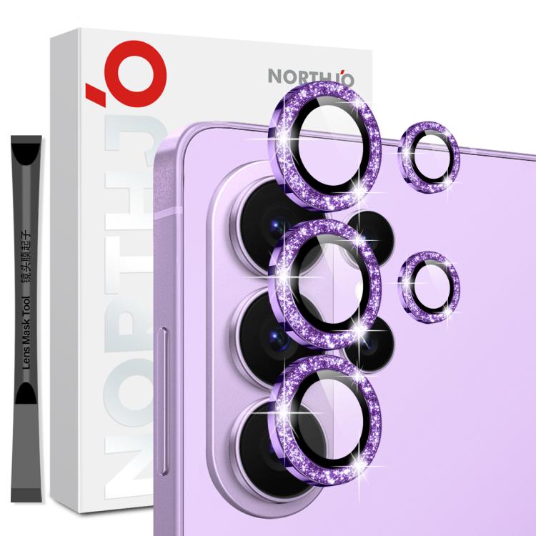 NORTHJO 1 Set Camera Lens Protector Glitter Metal Ring Film, For Samsung Galaxy S26+ 5G, For Samsung Galaxy S26 Ultra 5G, For Samsung Galaxy S26 5G, For Samsung Galaxy S25 Edge 5G, For Samsung Galaxy A26 5G, For Samsung Galaxy S25 5G                   ...