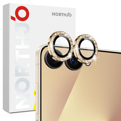 NORTHJO 1 Set Camera Lens Protector Glitter Metal Ring Film, For Galaxy Z Fold8 5G, For Galaxy Z Fold8 Ultra 5G, For Galaxy Z Flip8 5G, For Galaxy S26+ 5G, For Galaxy S26 Ultra 5G, For Galaxy S26 5G, For Galaxy A37 5G / A57 5G, For Galaxy Z Fold7 5G   ...
