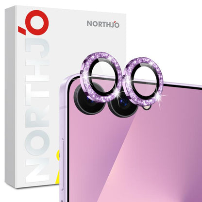 NORTHJO 1 Set Camera Lens Protector Glitter Metal Ring Film, For Galaxy Z Fold8 5G, For Galaxy Z Fold8 Ultra 5G, For Galaxy Z Flip8 5G, For Galaxy S26+ 5G, For Galaxy S26 Ultra 5G, For Galaxy S26 5G, For Galaxy A37 5G / A57 5G, For Galaxy Z Fold7 5G   ...