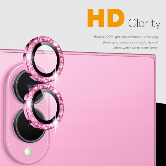 NORTHJO 1 Set Camera Lens Protector Glitter Metal Ring Film, For Galaxy Z Fold8 5G, For Galaxy Z Fold8 Ultra 5G, For Galaxy Z Flip8 5G, For Samsung Galaxy S26+ 5G, For Samsung Galaxy S26 Ultra 5G, For Samsung Galaxy S26 5G, For Galaxy Z Fold7 5G       ...