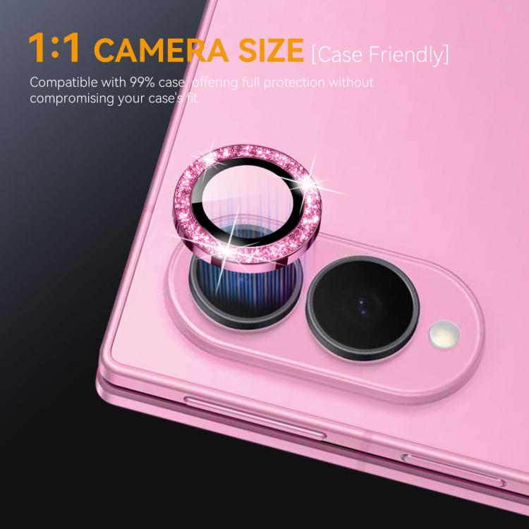 NORTHJO 1 Set Camera Lens Protector Glitter Metal Ring Film, For Galaxy Z Fold8 5G, For Galaxy Z Fold8 Ultra 5G, For Galaxy Z Flip8 5G, For Galaxy S26+ 5G, For Galaxy S26 Ultra 5G, For Galaxy S26 5G, For Galaxy A37 5G / A57 5G, For Galaxy Z Fold7 5G   ...