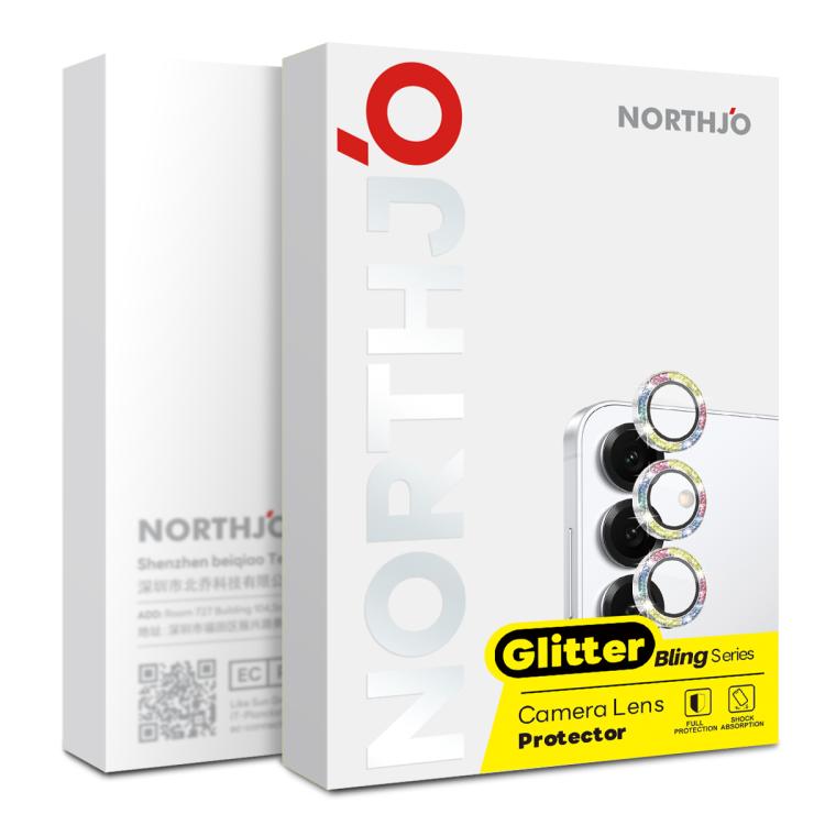 NORTHJO 1 Set Camera Lens Protector Glitter Metal Ring Film, For Galaxy Z Fold8 5G, For Galaxy Z Fold8 Ultra 5G, For Galaxy Z Flip8 5G, For Galaxy S26+ 5G, For Galaxy S26 Ultra 5G, For Galaxy S26 5G, For Galaxy A37 5G / A57 5G, For Galaxy Z Fold7 5G   ...