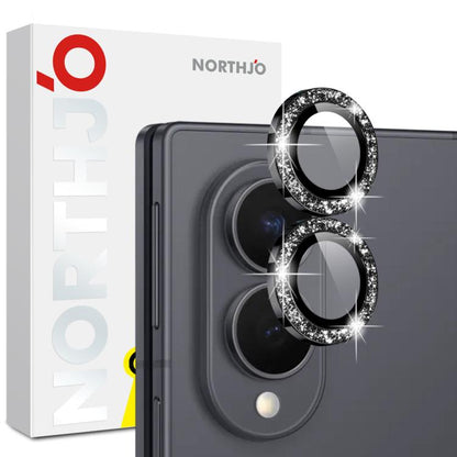 NORTHJO 1 Set Camera Lens Protector Glitter Metal Ring Film, For Galaxy Z Fold8 5G, For Galaxy Z Fold8 Ultra 5G, For Galaxy Z Flip8 5G, For Galaxy S26+ 5G, For Galaxy S26 Ultra 5G, For Galaxy S26 5G, For Galaxy A37 5G / A57 5G, For Galaxy Z Fold7 5G   ...