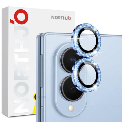 NORTHJO 1 Set Camera Lens Protector Glitter Metal Ring Film, For Galaxy Z Fold8 5G, For Galaxy Z Fold8 Ultra 5G, For Galaxy Z Flip8 5G, For Galaxy S26+ 5G, For Galaxy S26 Ultra 5G, For Galaxy S26 5G, For Galaxy A37 5G / A57 5G, For Galaxy Z Fold7 5G   ...