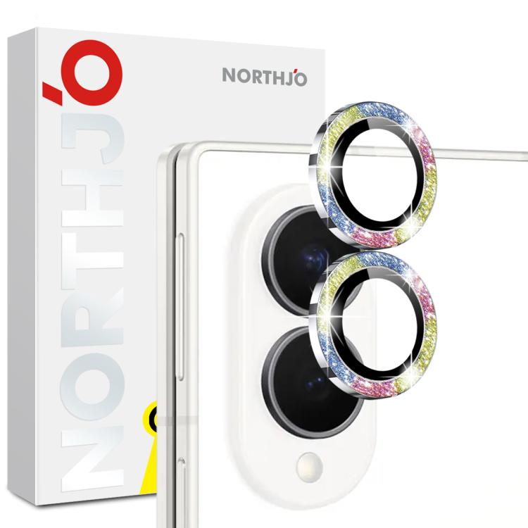 NORTHJO 1 Set Camera Lens Protector Glitter Metal Ring Film, For Galaxy Z Fold8 5G, For Galaxy Z Fold8 Ultra 5G, For Galaxy Z Flip8 5G, For Galaxy S26+ 5G, For Galaxy S26 Ultra 5G, For Galaxy S26 5G, For Galaxy A37 5G / A57 5G, For Galaxy Z Fold7 5G   ...