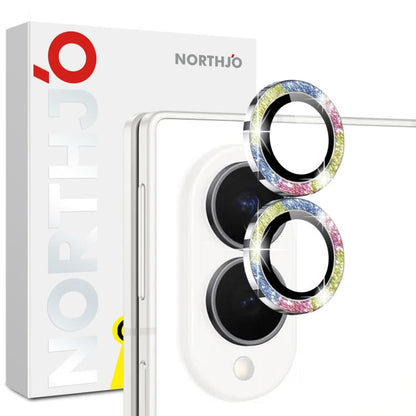 NORTHJO 1 Set Camera Lens Protector Glitter Metal Ring Film, For Galaxy Z Fold8 5G, For Galaxy Z Fold8 Ultra 5G, For Galaxy Z Flip8 5G, For Galaxy S26+ 5G, For Galaxy S26 Ultra 5G, For Galaxy S26 5G, For Galaxy A37 5G / A57 5G, For Galaxy Z Fold7 5G   ...