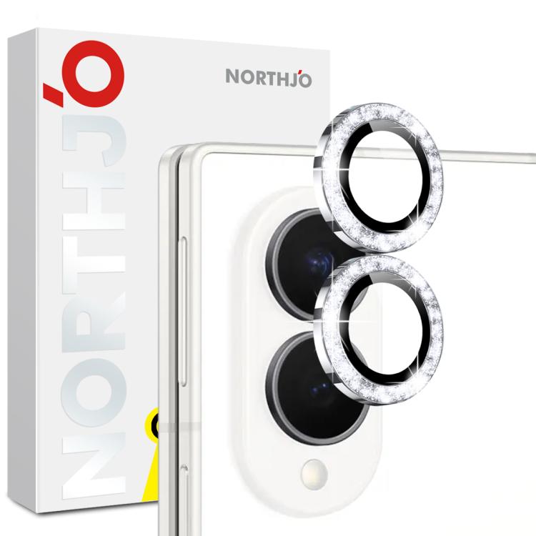 NORTHJO 1 Set Camera Lens Protector Glitter Metal Ring Film, For Galaxy Z Fold8 5G, For Galaxy Z Fold8 Ultra 5G, For Galaxy Z Flip8 5G, For Galaxy S26+ 5G, For Galaxy S26 Ultra 5G, For Galaxy S26 5G, For Galaxy A37 5G / A57 5G, For Galaxy Z Fold7 5G   ...