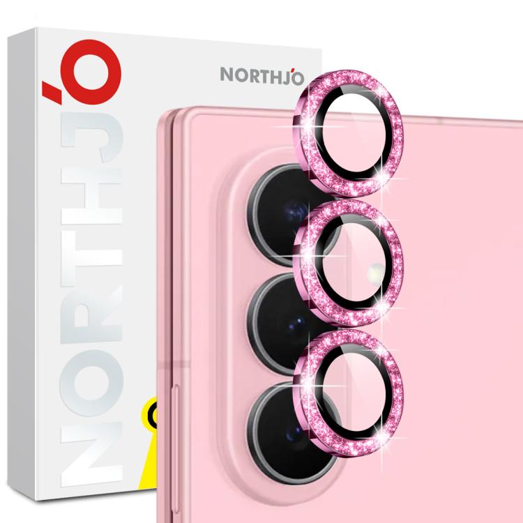 NORTHJO 1 Set Camera Lens Protector Glitter Metal Ring Film, For Galaxy Z Fold8 5G, For Galaxy Z Fold8 Ultra 5G, For Galaxy Z Flip8 5G, For Galaxy S26+ 5G, For Galaxy S26 Ultra 5G, For Galaxy S26 5G, For Galaxy A37 5G / A57 5G, For Galaxy Z Fold7 5G   ...