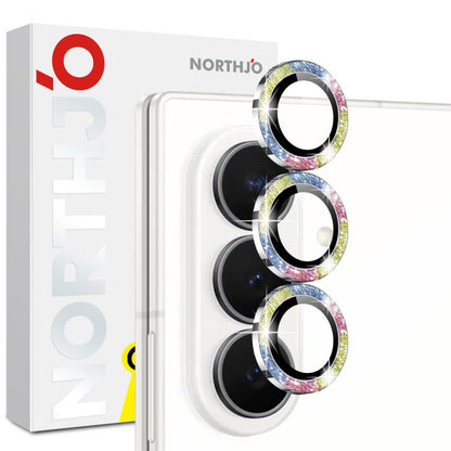 NORTHJO 1 Set Camera Lens Protector Glitter Metal Ring Film, For Galaxy Z Fold8 5G, For Galaxy Z Fold8 Ultra 5G, For Galaxy Z Flip8 5G, For Galaxy S26+ 5G, For Galaxy S26 Ultra 5G, For Galaxy S26 5G, For Galaxy A37 5G / A57 5G, For Galaxy Z Fold7 5G   ...
