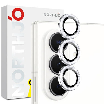 NORTHJO 1 Set Camera Lens Protector Glitter Metal Ring Film, For Galaxy Z Fold8 5G, For Galaxy Z Fold8 Ultra 5G, For Galaxy Z Flip8 5G, For Galaxy S26+ 5G, For Galaxy S26 Ultra 5G, For Galaxy S26 5G, For Galaxy A37 5G / A57 5G, For Galaxy Z Fold7 5G   ...