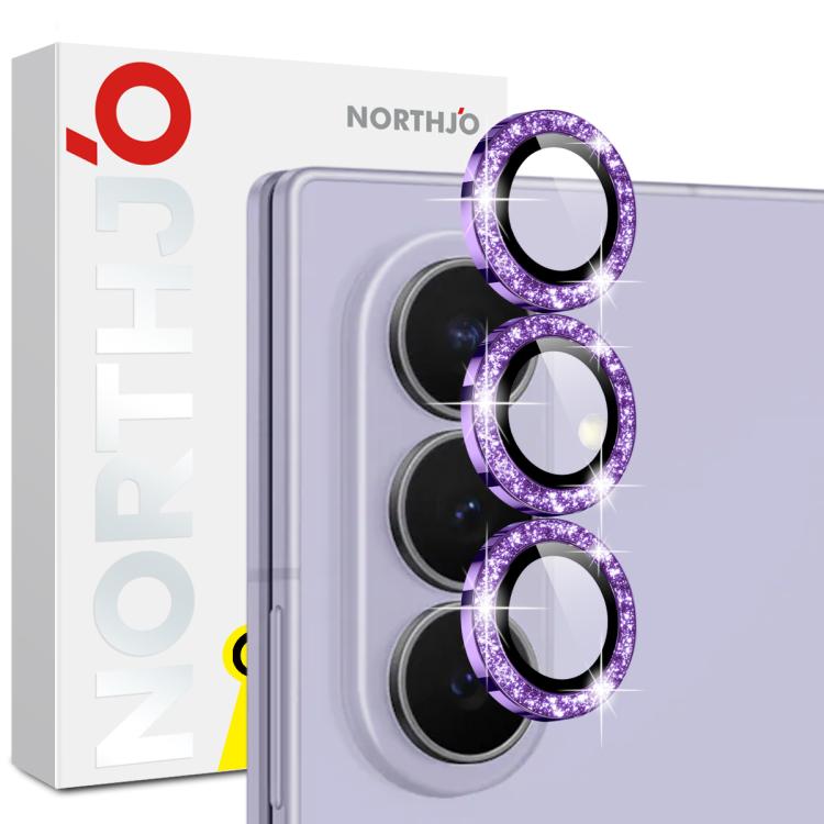 NORTHJO 1 Set Camera Lens Protector Glitter Metal Ring Film, For Galaxy Z Fold8 5G, For Galaxy Z Fold8 Ultra 5G, For Galaxy Z Flip8 5G, For Galaxy S26+ 5G, For Galaxy S26 Ultra 5G, For Galaxy S26 5G, For Galaxy A37 5G / A57 5G, For Galaxy Z Fold7 5G   ...