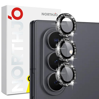 NORTHJO 1 Set Camera Lens Protector Glitter Metal Ring Film, For Galaxy Z Fold8 5G, For Galaxy Z Fold8 Ultra 5G, For Galaxy Z Flip8 5G, For Galaxy S26+ 5G, For Galaxy S26 Ultra 5G, For Galaxy S26 5G, For Galaxy A37 5G / A57 5G, For Galaxy Z Fold7 5G   ...