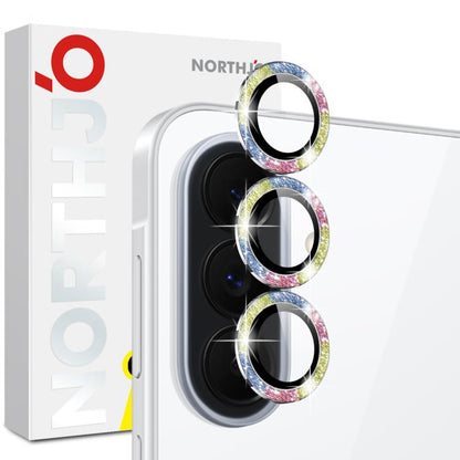 NORTHJO 1 Set Camera Lens Protector Glitter Metal Ring Film, For Galaxy Z Fold8 5G, For Galaxy Z Fold8 Ultra 5G, For Galaxy Z Flip8 5G, For Galaxy S26+ 5G, For Galaxy S26 Ultra 5G, For Galaxy S26 5G, For Galaxy A37 5G / A57 5G, For Galaxy Z Fold7 5G   ...