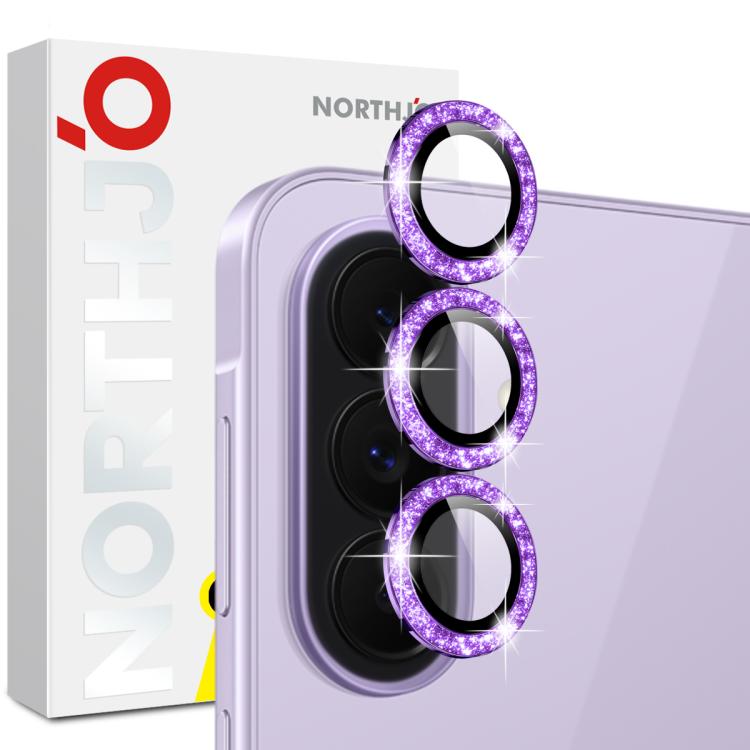 NORTHJO 1 Set Camera Lens Protector Glitter Metal Ring Film, For Galaxy Z Fold8 5G, For Galaxy Z Fold8 Ultra 5G, For Galaxy Z Flip8 5G, For Galaxy S26+ 5G, For Galaxy S26 Ultra 5G, For Galaxy S26 5G, For Galaxy A37 5G / A57 5G, For Galaxy Z Fold7 5G   ...