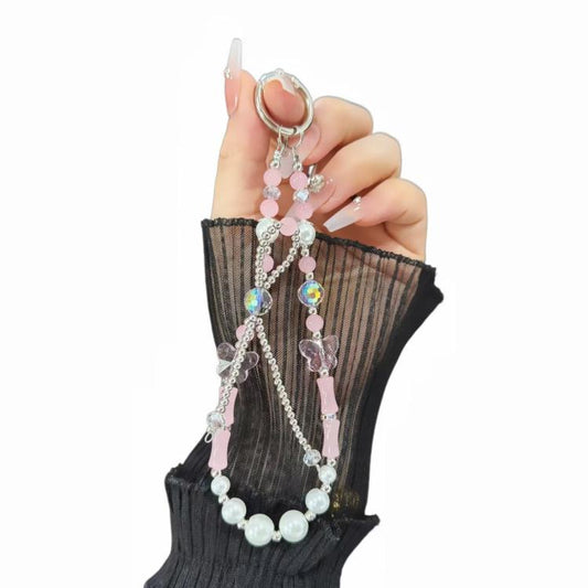 Slub Alloy Bow Mobile Phone String Chain