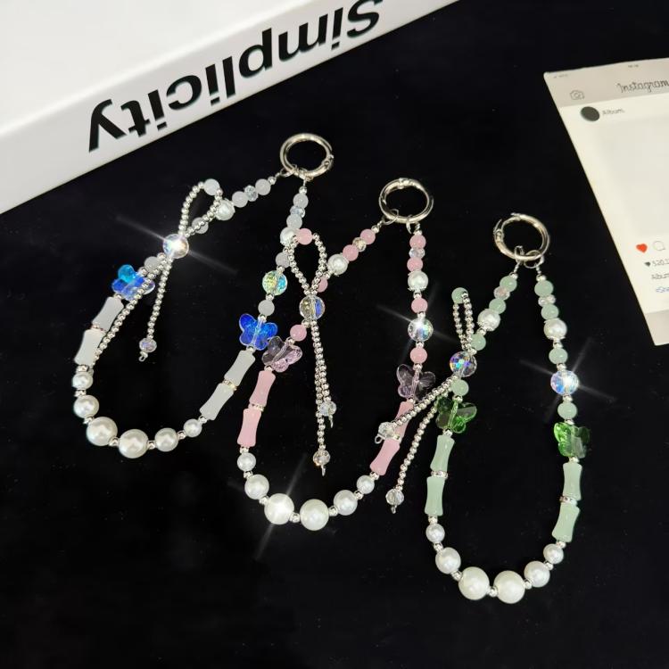 Slub Alloy Bow Mobile Phone String Chain