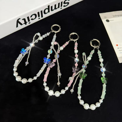 Slub Alloy Bow Mobile Phone String Chain
