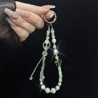 Slub Alloy Bow Mobile Phone String Chain