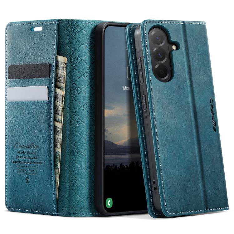 CaseMe 033 Calf Leather Lining Microfibre RFID Blocking Phone Case, For Galaxy S26+ 5G, For Galaxy S26 Ultra 5G, For Galaxy S26 5G, For Galaxy A57 5G, For Galaxy A37 5G, For Galaxy A27 5G, For Galaxy S25 FE 5G, For Samsung Galaxy Z Fold7 5G            ...