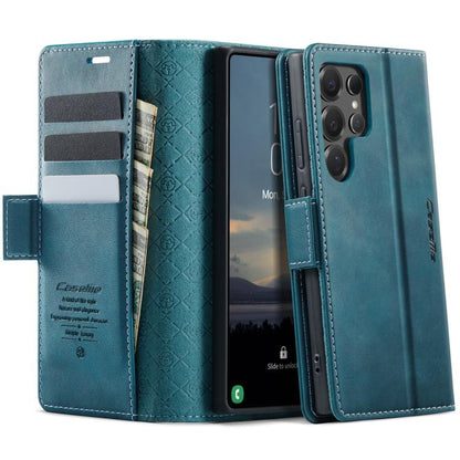 CaseMe 033 Calf Leather Lining Microfibre RFID Blocking Phone Case, For Samsung Galaxy S24 Ultra 5G, For Samsung Galaxy A15, For Samsung Galaxy A25, For Samsung Galaxy S23 FE 5G, For Samsung Galaxy A24 4G, For Samsung Galaxy A34 5G, For Samsung Galaxy ...