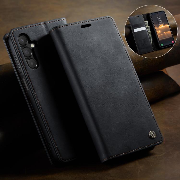 CaseMe 033 Calf Leather Lining Microfibre RFID Blocking Phone Case, For Samsung Galaxy A15, For Samsung Galaxy A25, For Samsung Galaxy S23 FE 5G, For Samsung Galaxy A24 4G, For Samsung Galaxy A34 5G, For Samsung Galaxy A54, For Samsung Galaxy S23 Ultra...