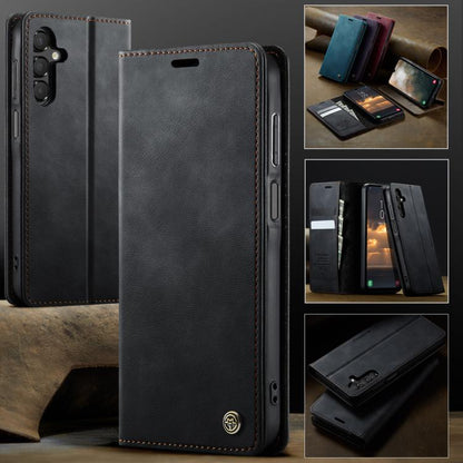 CaseMe 033 Calf Leather Lining Microfibre RFID Blocking Phone Case, For Samsung Galaxy A15, For Samsung Galaxy A25, For Samsung Galaxy S23 FE 5G, For Samsung Galaxy A24 4G, For Samsung Galaxy A34 5G, For Samsung Galaxy A54, For Samsung Galaxy S23 Ultra...