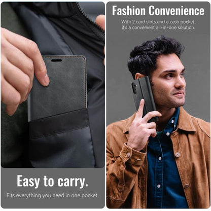 CaseMe 033 Calf Leather Lining Microfibre RFID Blocking Phone Case, For Samsung Galaxy A15, For Samsung Galaxy A25, For Samsung Galaxy S23 FE 5G, For Samsung Galaxy A24 4G, For Samsung Galaxy A34 5G, For Samsung Galaxy A54, For Samsung Galaxy S23 Ultra...