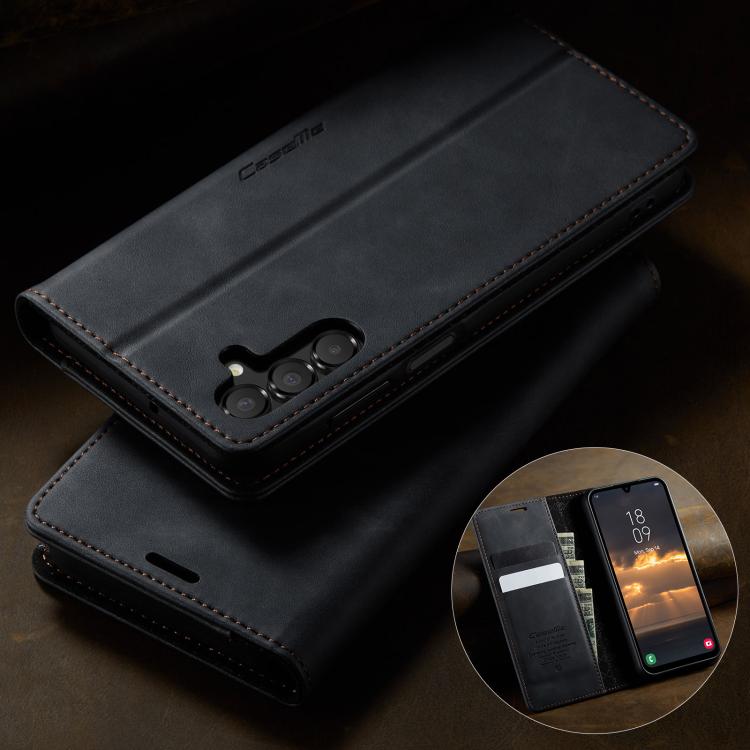 CaseMe 033 Calf Leather Lining Microfibre RFID Blocking Phone Case, For Samsung Galaxy A15, For Samsung Galaxy A25, For Samsung Galaxy S23 FE 5G, For Samsung Galaxy A24 4G, For Samsung Galaxy A34 5G, For Samsung Galaxy A54, For Samsung Galaxy S23 Ultra...