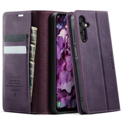 CaseMe 033 Calf Leather Lining Microfibre RFID Blocking Phone Case, For Samsung Galaxy A15, For Samsung Galaxy A25, For Samsung Galaxy S23 FE 5G, For Samsung Galaxy A24 4G, For Samsung Galaxy A34 5G, For Samsung Galaxy A54, For Samsung Galaxy S23 Ultra...