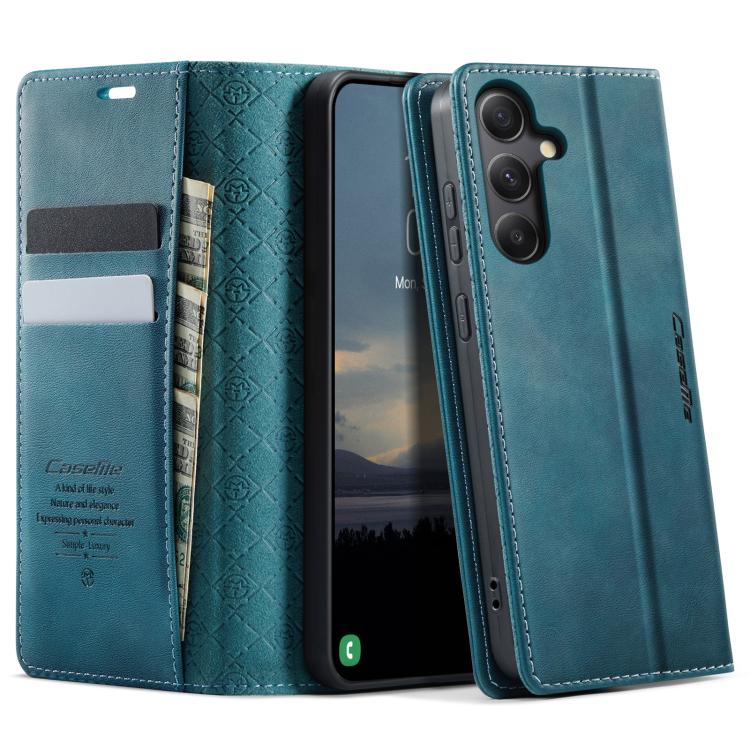 CaseMe 033 Calf Leather Lining Microfibre RFID Blocking Phone Case, For Samsung Galaxy A25, For Samsung Galaxy S23 FE 5G, For Samsung Galaxy A24 4G, For Samsung Galaxy A34 5G, For Samsung Galaxy A54, For Samsung Galaxy S23 Ultra 5G                     ...